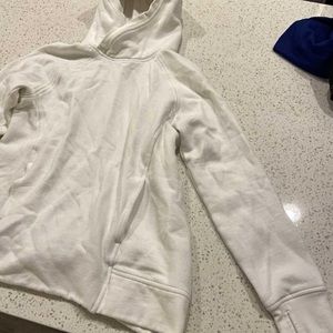 Lululemon White Hoodie Size 4